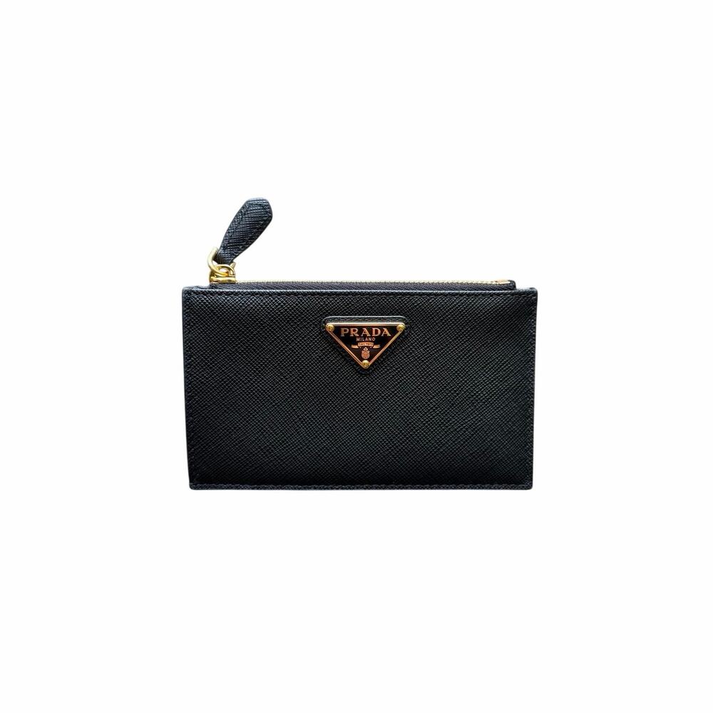 Prada Saffiano Leather Card Holder NEW